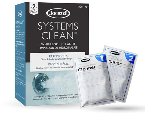 Jacuzzi Systems Clean Whirlpool bath,