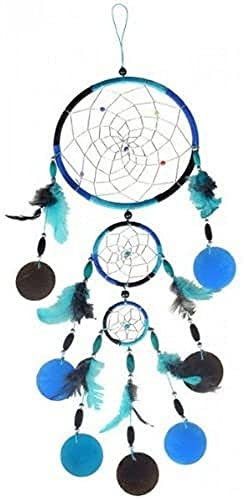 Dreamcatcher mit Capisscheiben in 3 verschiedenen Größen, Grösse:ca. 12 cm