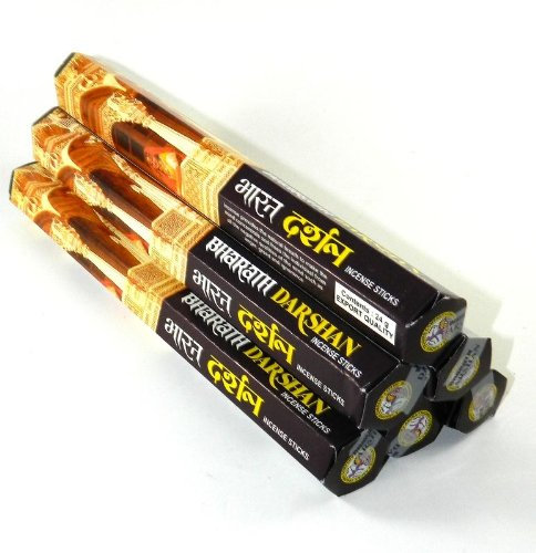 6 Box/Pack 120 Sticks total Darshan Bharath Quality Incense Fragrance from India incenso my-2264