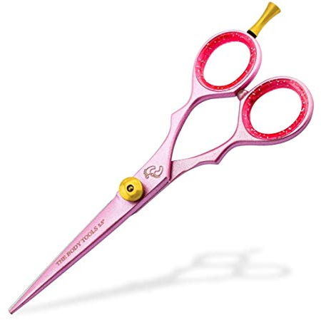 Tijeras profesionales de peluquería de 5.5 pulgadas con tornillo ajustable para hombres y mujeres