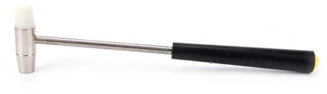 LUYSGBXR Gummihammer 1 Stücke Mini Hammer Holzbearbeitung Nagel Puncher Metall Hammer Kleine Eisen Hammer Uhr Reparatur Handwerkzeug
