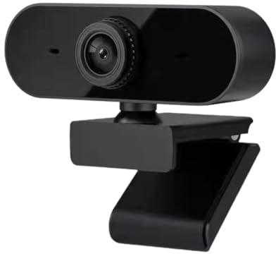 Cámara de Ordenador, cámara Web para computadora de Escritorio | Webcam USB ajustable de 360°, cámara para 720P con micrófono - Protección de privacidad Cámara para portátil, Web Cam para co