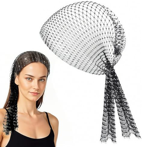 GNALIA 1920s Gatsby Flapper Haarband, 1920s Stirnband Damen Gatsby Haar Kette Exotisch Cleopatra Kostüm Accessoires 20er Jahre Flapper Blinkendes Haarband
