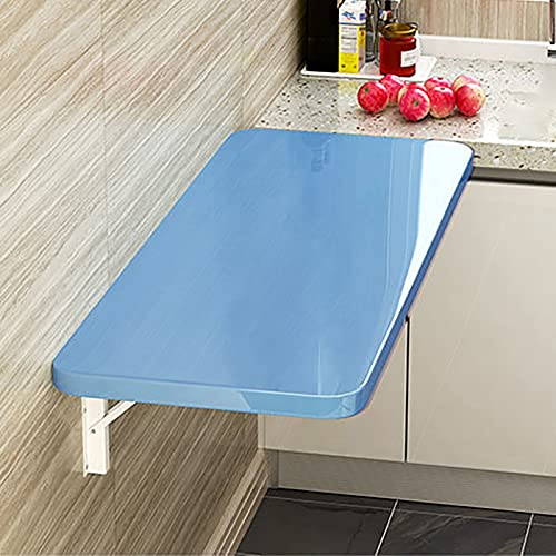 Wall Mounted Folding Table - Drop-Leaf Computer Desk, Floating Workbench for Home, Office, Kitchen, Dining