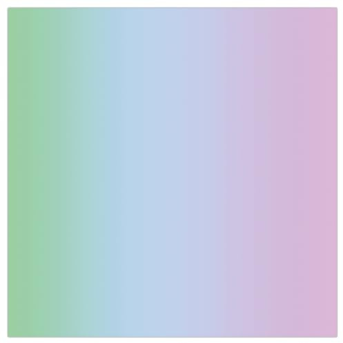 Faltblätter Transparentpapier, 15 x 15 cm, 115g/qm, 50 Blatt (Regenbogen Pastell)
