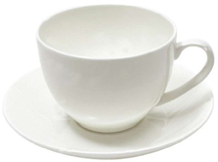 Maxwell & Williams Tea Cup and Saucer, Fine Bone China, 230 ml