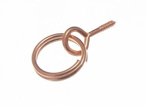 PICTURE MIRROR FRAME SCREW RING MEDIUM COPPERED (pack of 20)
