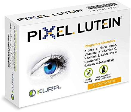 PIXEL LUTEIN, INTEGRATORE PER IL BENESSERE DELLA VISTA CON VITAMINA D