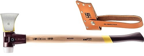 Simplex Spaltaxt, mit schlanker Form, mit Tempergussgehäuse und Hickorystiel | D=50 mm | 3007.750