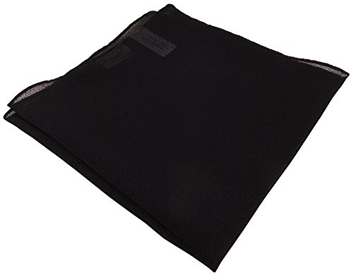 TigerTie - feines Chiffon Einstecktuch in einfarbig Uni - Tuchgröße 30 x 30 cm