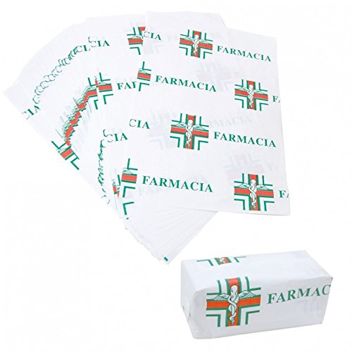 Carta kraft da gr. 40 per farmacia - Formato cm. 18x25 - Scatola da Kg. 10 (circa 6000 fogli)