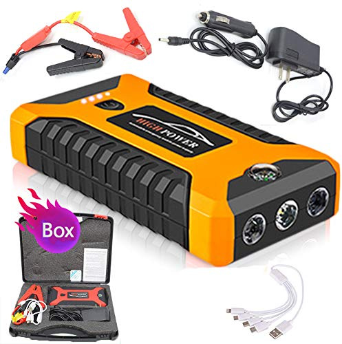 Avviamento Batteria Auto Dispositivo di Avviamento della Batteria Accumulatore di Energia 2000A Booster di Emergenza Auto Buster Caricabatteria da Auto Jump Start