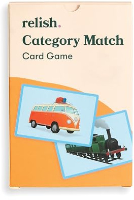 Relish Category Schnipp Schnapp Kartenspiel mit großen Bildern – Alzheimer & Demenz-Aktivitäten, Fördermittel & Spiele für ältere Personen/Senioren