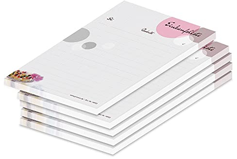 PRICARO EinkaufslisteSweet Pate, A6, 5 Stück