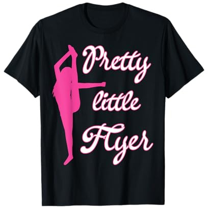 Pretty Little Flyer Cheerleader-Shirt für Mädchen, Geschenk T-Shirt