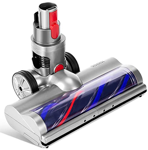 KENVOR Bürste kompatibel mit Dyson V7, V8, V10, V11, V15, Bodenbürste mit Direktantrieb und 4 LED-Leuchten für Kurzflorige Teppiche und Hartböden