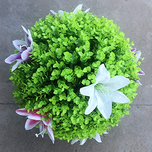 PROUH Bola De Boj, Bolas Decorativas De Boj para Interior, No Es Fácil De Desvanecer Bola De Boj De Hoja Artificial Bola Utilizada para Bodas, Decoración De Fiestas (A 30cm)