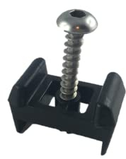 auf-mass24 Pfosten-Reparatur-SET Gittermattenhalter Pfostenbock PVC-Auflagebock (5)