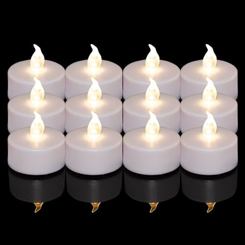150 Pièces de Bougies LED, Bougies Flambantes sans Flamme avec Effet de Flamme Réaliste, Fonctionnant avec des Piles, Contenance Durable de 300 Heures, Lumière Chaude, Idéales pour Mariages, Fêtes