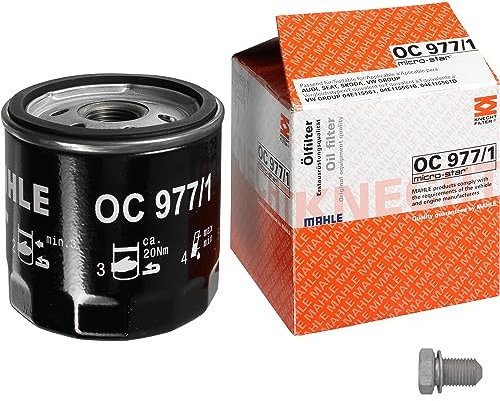 Filter Set erstellt mit Ölfilter OC 977/1, Verschlussschraube