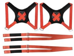 4 Stück Tragegurte Umzug, 270kg Möbeltragegurt, Gurte für Materialtransport, 2 Personen Einstellbarer Länge Hebegurt, für Möbeltragegurt, Haushaltsgeräte