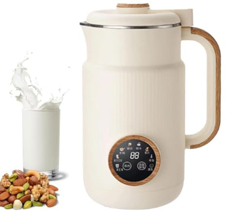 HLGKBY Nut Milk Maker Machine, 1.2L Juicer, 800W, Multi-Functional, Self-Cleaning, Automatic
