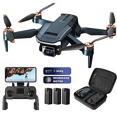 Enduring Brushless Motor Drone with 84 Mins Super Long Flight Time, Drone with 4K HD Camera for Beginners, CHUBORY A77 WiFi Quadcopter, Follow Me, A77-UK-241104-4