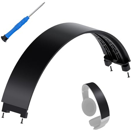 MMOBIEL Fascia di Ricambio per Beats Studio Pro / 3.0/2.0 Wireless & Wired Cuffie Kit di Riparazione Fascia per la Testa - Parti di Fascia Ricambio - Cuffie Accessori - Nero Opaco