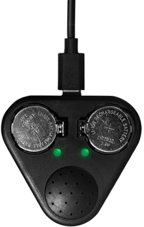HINAYOSAN Button Coin Cell Battery Charger Voice Reminder Button Battery Rechargeable Adapter for LIR2016/LIR2025/LIR2032/LIR2032H
