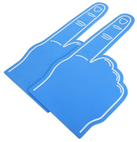 Garneck 2stücke Schaumstoff-Hand-Cheerleading Für Sportfans Partyaccessoires Leicht Tragbar Sicherer Grip Wiederverwendbar Für Events Und Spiele