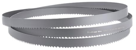 Lama per sega a nastro a dente rettificato, Lame for seghe a nastro M42 14-18TPI, lama for seghe a nastro bimetallica da 1140 mm e 44 7/8 pollici, lama for seghe a nastro da 1/2'' for il taglio del me