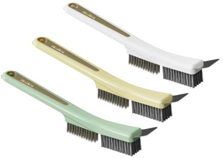 VALICLUD 3 Piezas Cepillo De Limpieza Pincel Encimera Cable Fregar Depuración Cepillo para Limpiar El Horno Limpiador De Parrillas y Freidoras De Hornos. Fregadores De Ollas Abdominales