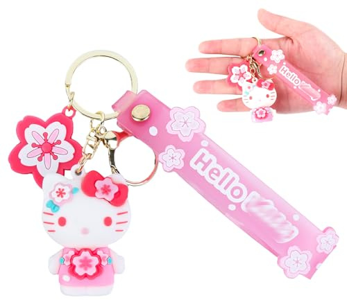 Heartsking Niedliche Schlüsselanhänger, 3D Süß Kawaii Anime Schlüsselanhänger Dekorative Accessoires für Handtaschen Schulranzen Geschenk für Mädchen