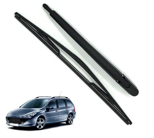 yinmeichun Scheibenwischerarm für Peugeot 307,Heckwischerarm Scheibenwischer Heckwischer,Wischerblatt Wischerarm Heckscheibenwischerarm Ersatz Heckscheibenwischer Set