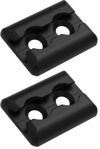 VGOL Placa de Amarre para Remolque de Aleación de Aluminio 2 Unidades 45x60mm GD-4410-60H para Autocaravanas Y Furgonetas