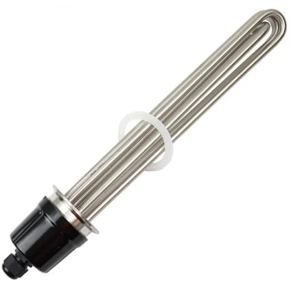 Vqxmhrpw Elektrische Hot Rod Heizung, 2 Tri Clamp Wasserheizelement Edelstahl Elektrische Rohrheizung(Heater,220v 3000w)
