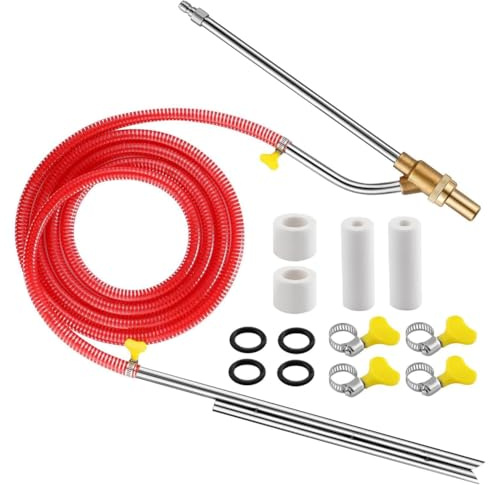 NONDK Sandblast Kit,Pressure Washer Sandblasting Kit,Water Sandblast Kit,Power Washer Sandblaster,1/4 Inch Quick Disconnect