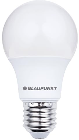 Ampoule LED Blaupunkt Classique A60, culot à vis E27, 9W, remplace ampoule 80W, Blanc froid 6000K, lumière froide, Intensité non variable, 900 lumens intérieur extérieur, 1 pièce (lot de 1)