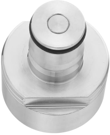 Alipis Stainless Steel Relief Valve Adapter Precision Safety Core Carbonation Cap Fitting for Industrial Food Chemical Pressure Control and Overpressure Protection