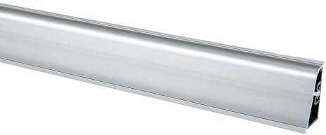 Wohnoria® 3 m Abschlussleiste Aluminium 37 mm Höhe Wandabschluss Küche Arbeitsplatte Winkelleiste