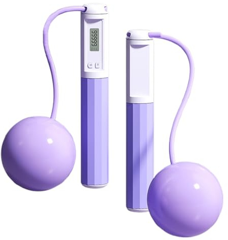 Yumneo Corde à sauter sans fil pour femmes, entraîneurs de fitness intelligents sans fil | Corde à sauter d'exercice avec compteur | pour la maison, la gym, le fitness, l'exercice pour femmes, hommes