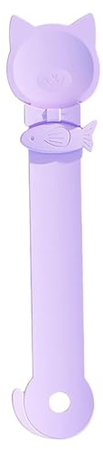 Klämsked for kattremsor, matautomat for kattmat, klämsked, godbitsmatare for katt - Matare for, for(Purple)