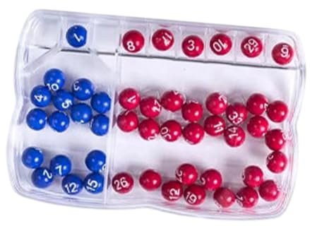 Selettore del numero della lotteria - ABS 8X5X2Cm 3,15 pollici | Macchina manuale per agitare le palline con algoritmo casuale, estrazione fortunata, gioco divertente | Giocattolo della lotteria porta