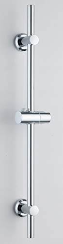 Adjustable Shower Slider Riser Rail Chrome Shower Head Holder Stainless Rail