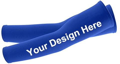 TopTie Personalizado Mangas para Brazos Manguitos Bicicleta y Running Manguitos Ciclismo Protectora Solar de Brazo de Voleibol, Fútbol, Baloncesto Hombres y Mujeres 1 par