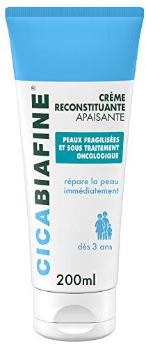 Cicabiafine | Crème Reconstituante Apaisante (tube de 200 ml) – Crème pour peaux fragilisées et sous traitement oncologique – Crème hydratante pour réparer la peau immédiatement