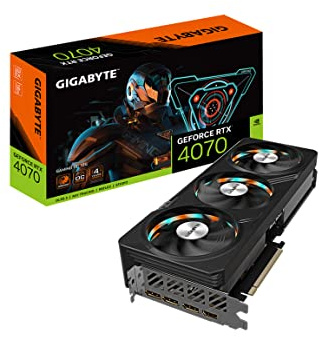 Gigabyte GeForce RTX 4070 Gaming OC 12G, 3 Ventiladores WINDFORCE, 12 GB 192 bits GDDR6X, GV-N4070GAMING OC-12GD