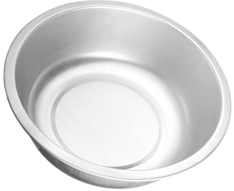 HOLIDYOYO Thickened Aluminum Wash Basin 11.41 Inch Large Round Kitchen Bowl for Vegetable Fruit Cleaning Food Preparation Household Use