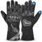 BEAST RAGE Gant de d'hiver,Gants de Moto Thermiques imperméables et Coupe-Vent pour Hommes et Femmes,Gants de Moto Chauds à écran Tactile pour la Course de Motocross,Le vélo (Noir, S)