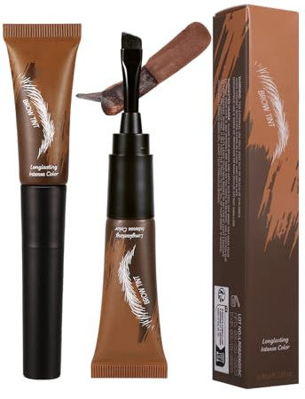 Celuicion Tintura per sopracciglia per donne - Colore sopracciglio impermeabile, resistente all'acqua, tintura per sopracciglia naturale, trucco lungo, per adulti, donna e uomo